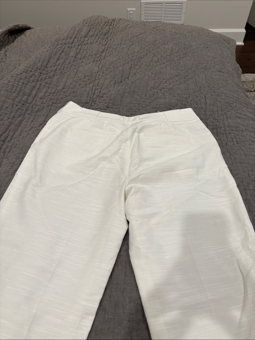 LOFT Wide Leg Pants in White - Picture 4 of 9